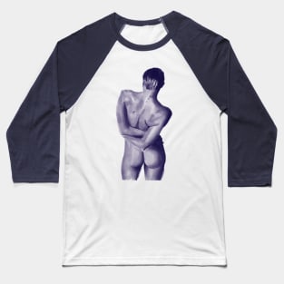 Watercolor nude woman from back Baseball T-Shirt